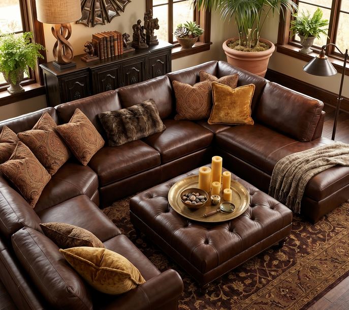 Brown Living Room Inspiration