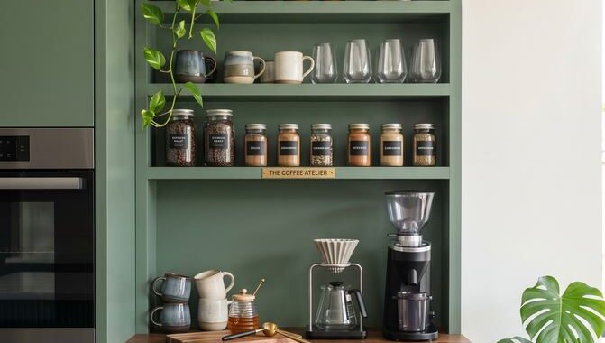 Coffee Nook in Kitchen Ideas