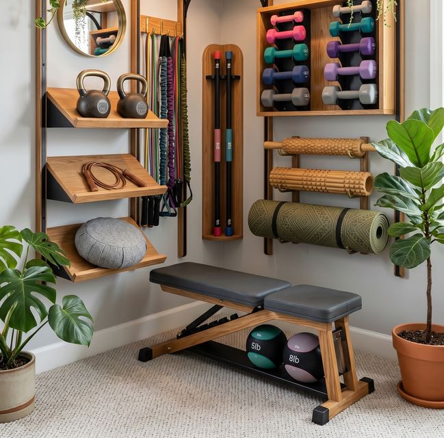 Small Home Gym Ideas for a Stylish Workout Space