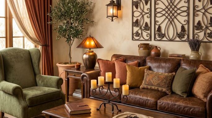 Tuscan Living Room Ideas for a Warm Mediterranean Home