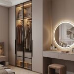 Wardrobe with Vanity Ideas