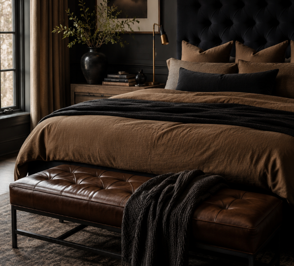 Black and Brown Bedroom Ideas